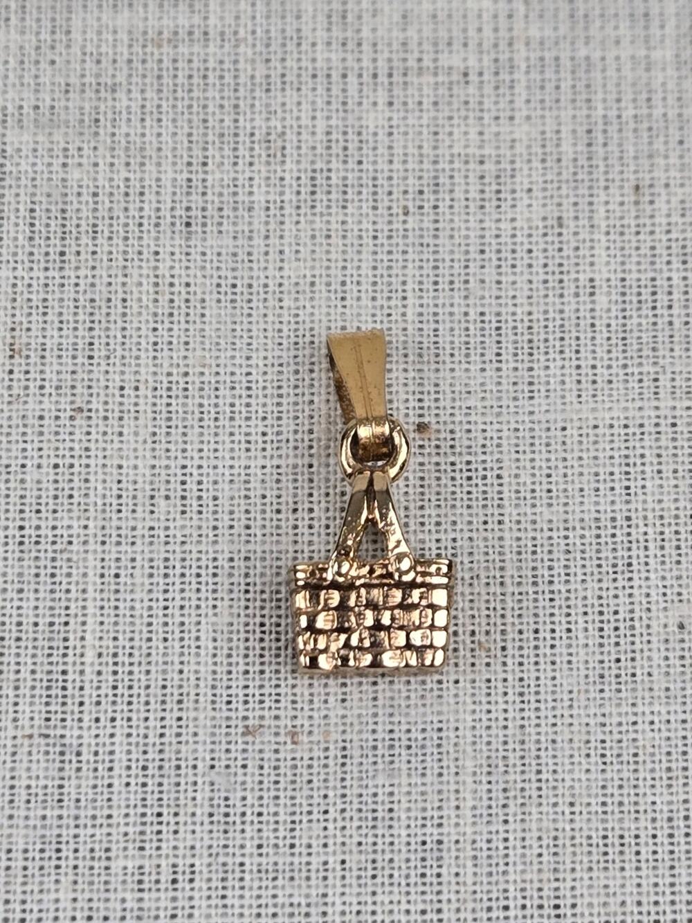 Longaberger Basket Gold-tone Pendant